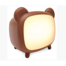 LED світильник нічник LEBRON L-TL-L-80, 3W, 3000-6500K, Li-ion 1200mAh, коричневий, USB,