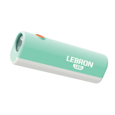 LED ліхтар ручний акумуляторний LEBRON L-HL-15, ABS, зелений, 5W/1W, USB, 1200mAh Li-Ion,