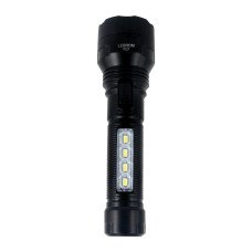 LED ліхтар ручний акумуляторний LEBRON L-HL-40, ABS, чорний, 2W + 0,8W, 1200mAh Li-Ion LED ліхтар ручний акумуляторний LEBRON L-HL-40, ABS, чорний, 2W + 0,8W, 1200mAh Li-Ion