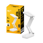 LED лампа настольная LEBRON L-TL-L, 5W, 4100K, Li-ion, белая, с блоком питания LED лампа настольная LEBRON L-TL-L, 5W, 4100K, Li-ion, белая, с блоком питания