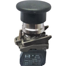 Вимикач кнопковий металевий FP4-BC21 1NO (чорний)