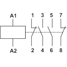Магнітний пускач  MCF3i 16A 2NO 2NC 230V