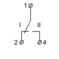 Перемикач навантаження FSD2 1P 10A 1-0-2
