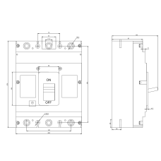 Автоматичний вимикач FMC6/3U 3P 700A 70kA  (3-5In)