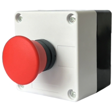 Одномісний пост керування FP5-BOX1W5 з кнопкою-грибком "STOP"