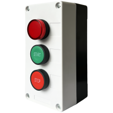 Тримісний пост керування FP5-BOX3W34 з кнопками «START/STOP» та індикатором 230V Тримісний пост керування FP5-BOX3W34 з кнопками «START/STOP» та індикатором 230V