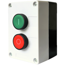 Двомісний пост керування FP5-BOX2W12 з кнопками "I-0" (Start-Stop) Двомісний пост керування FP5-BOX2W12 з кнопками "I-0" (Start-Stop)
